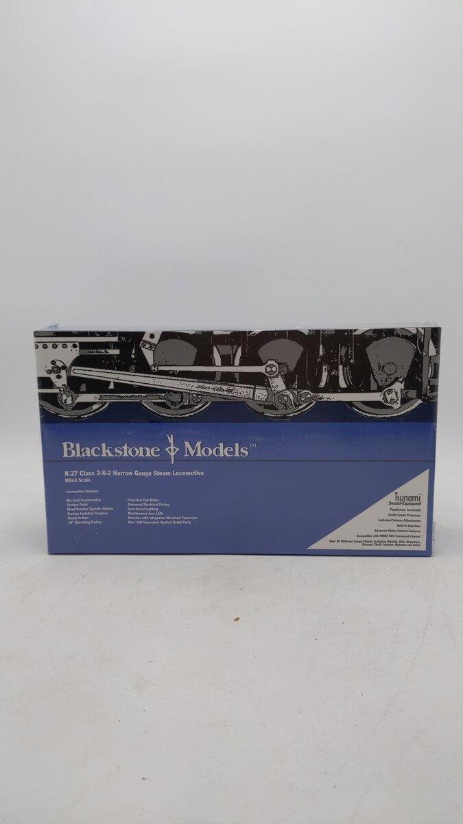 Blackstone Models 310105S HOn3 D&RGW K-27 2-8-2 Steam Locomotive #462