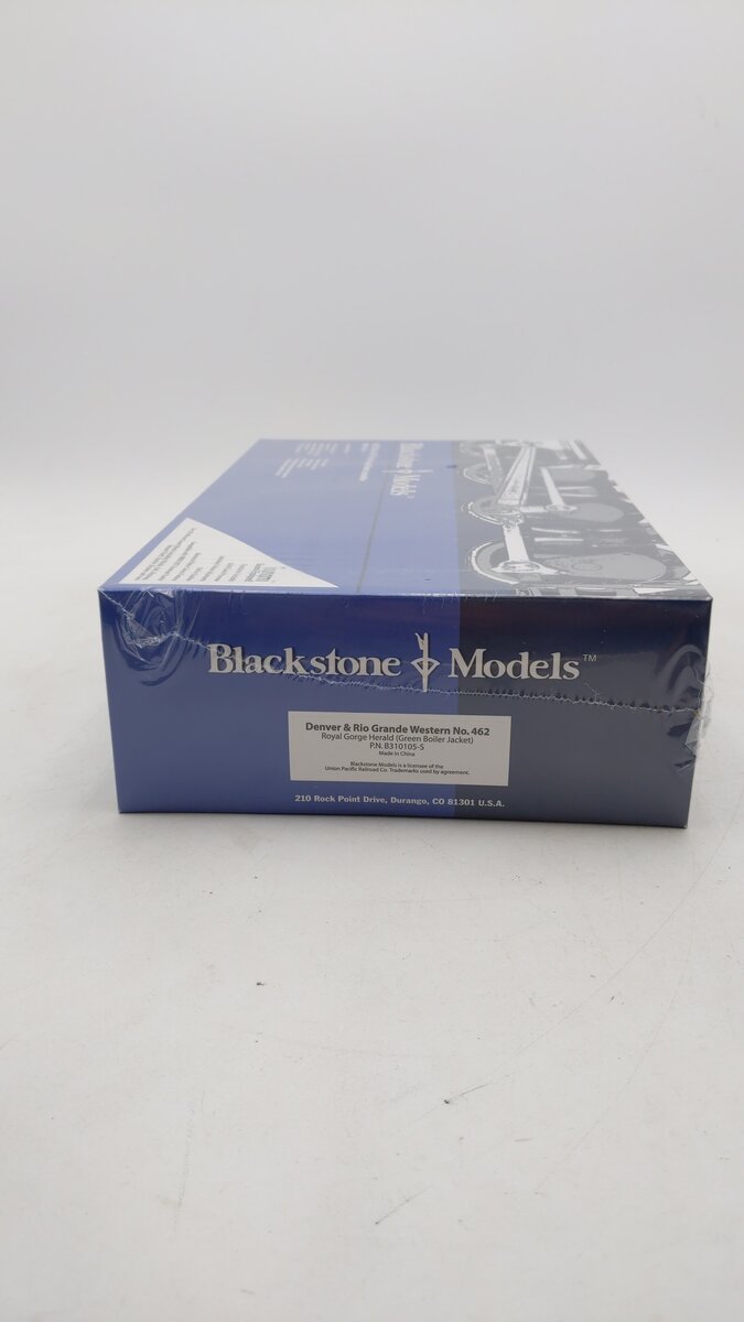 Blackstone Models 310105S HOn3 D&RGW K-27 2-8-2 Steam Locomotive #462