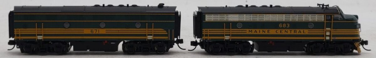 Broadway Limited 7723 N MEC EMD F3 AB Diesel Locomotive Sound & DCC #683/#671B