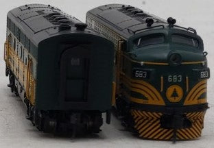 Broadway Limited 7723 N MEC EMD F3 AB Diesel Locomotive Sound & DCC #683/#671B