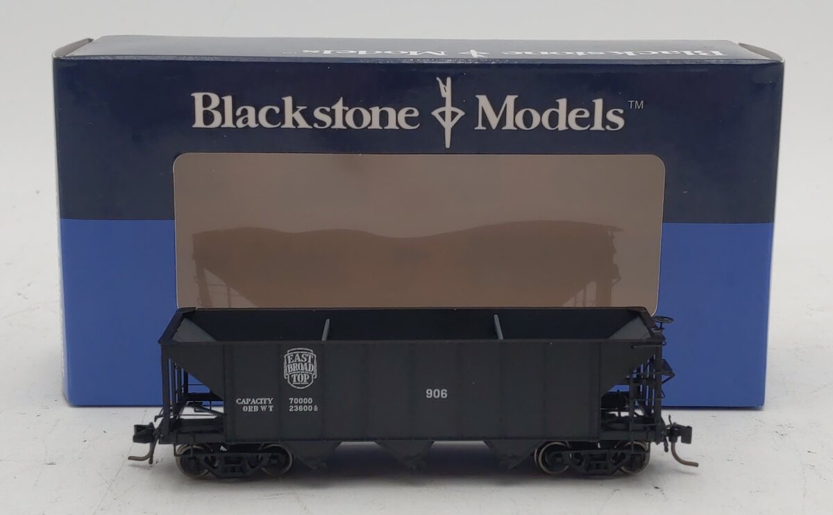 Blackstone Models 340704 HOn3 East Broad Top 3-Bay Hopper #906