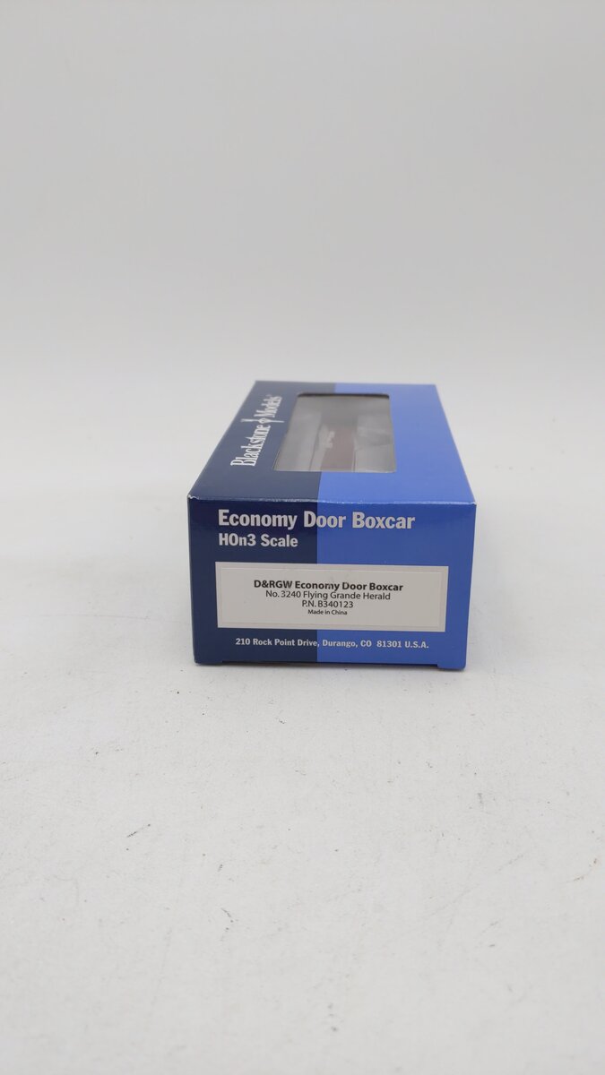 Blackstone Models B340123 HOn3 DRGW 3000 Series 30' Boxcar #3240