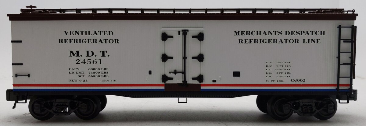 K-Line K742-8034 O Gauge Merchants Despatch Refrigerator Car #24561 LN/Box