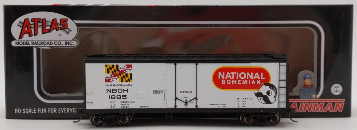 Atlas 20006346 HO Scale National Bohem 40'Plug Door Box #1885