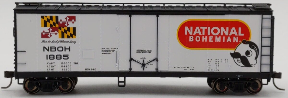 Atlas 20006346 HO Scale National Bohem 40'Plug Door Box #1885