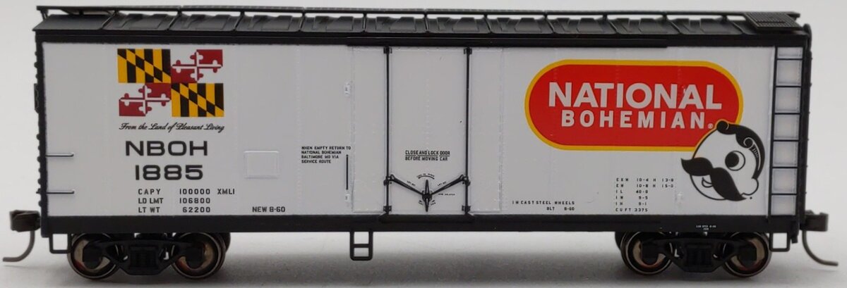 Atlas 20006346 HO Scale National Bohem 40'Plug Door Box #1885