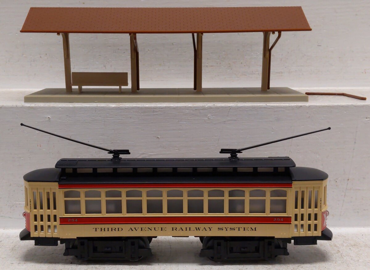 Atlas 1009105 NYC 3rd Ave. Railway O Gauge Trolley Set