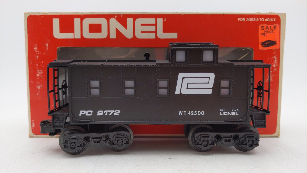 Lionel 6-9172 O Gauge Penn Central Lighted Caboose EX/Box