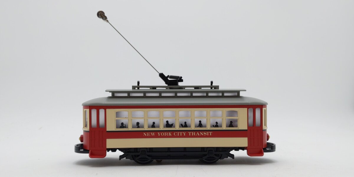 MTH 30-5139 New York City Transit Bump-n-Go Trolley Electric Locomotive #568 EX/Box
