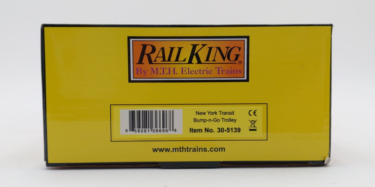 MTH 30-5139 New York City Transit Bump-n-Go Trolley Electric Locomotive #568 EX/Box