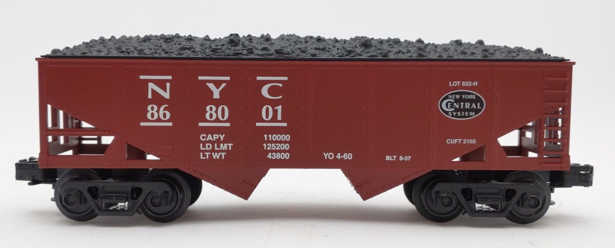 industrial Rail 4003 O Gauge New York Central Hopper w/Coal #868001 LN/Box