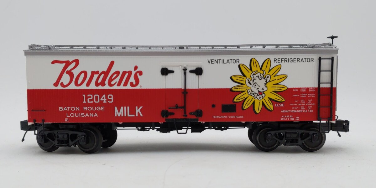 MTH 20-94488 O Bordon's Milk Premier 36' Woodside Reefer
