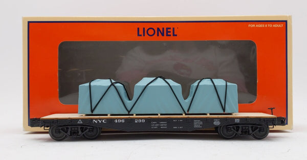 Lionel 6-27541 O Gauge New York Central 40' Flatcar #496299 with