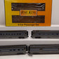 MTH 30-67755 O New York Central 60' Streamline Passenger Car Set (Set of 4)