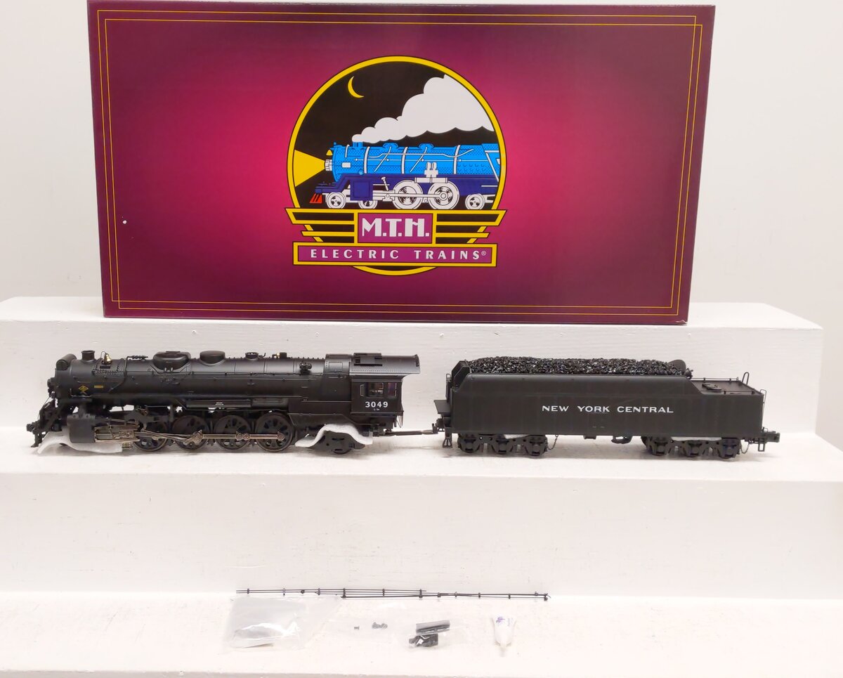 MTH 20-3373-1 O Gauge NYC 4-8-2 L-3b Mohawk Steam Loco & Tender #3049 w/PS2