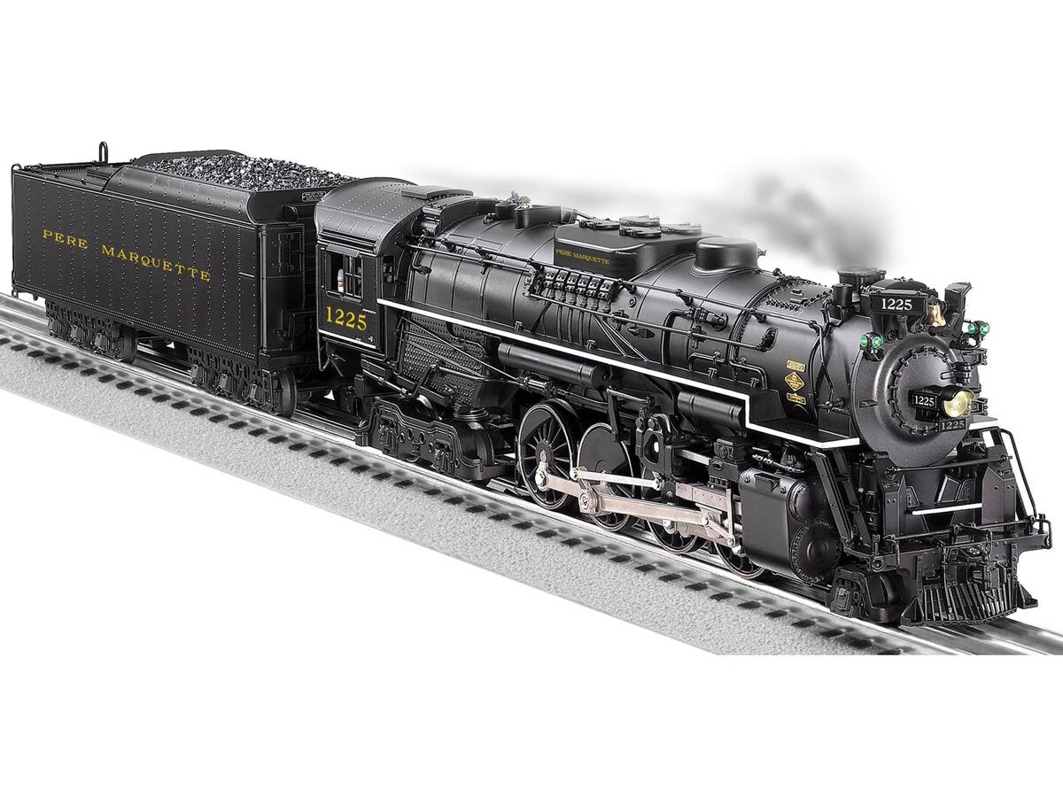 Lionel 6-11455 O BTO Pere Marquette 2-8-4 Berkshire Legacy Steam Loco #1225