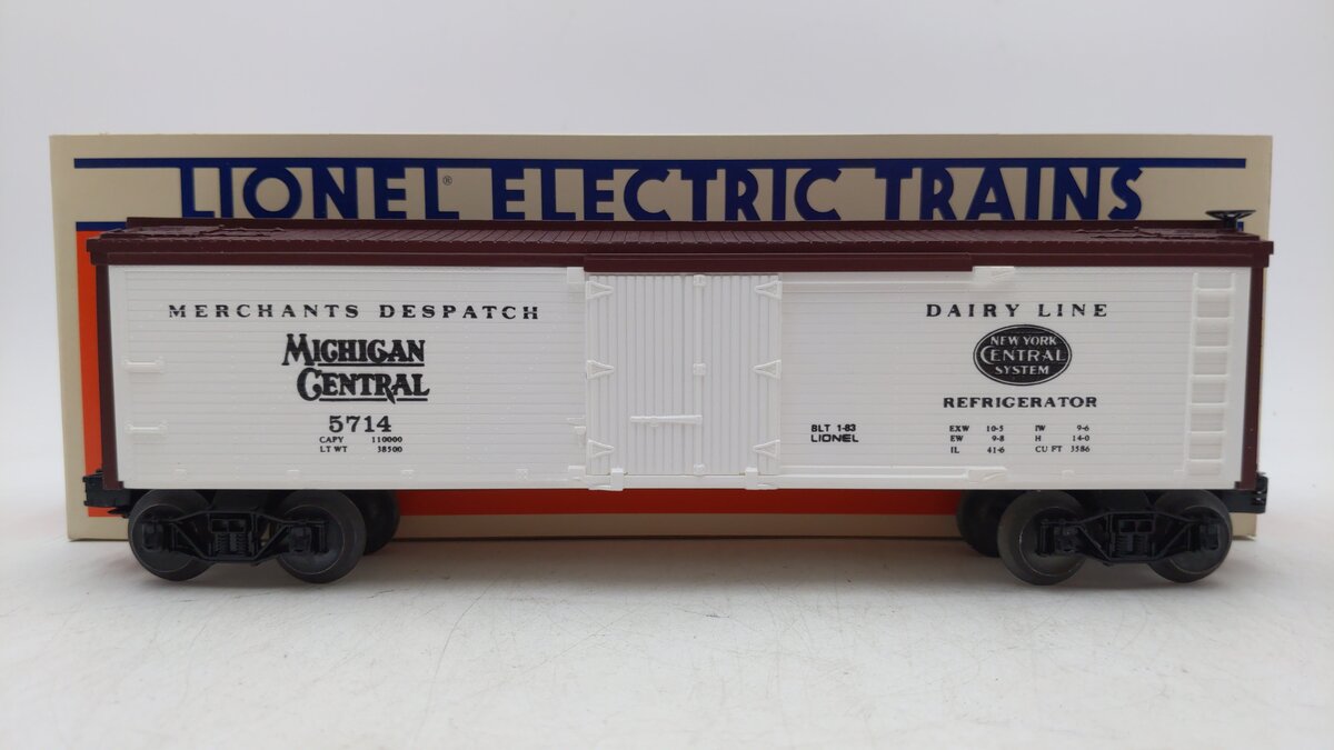 Lionel 6-5714 O Gauge Michigan Central Woodside Reefer