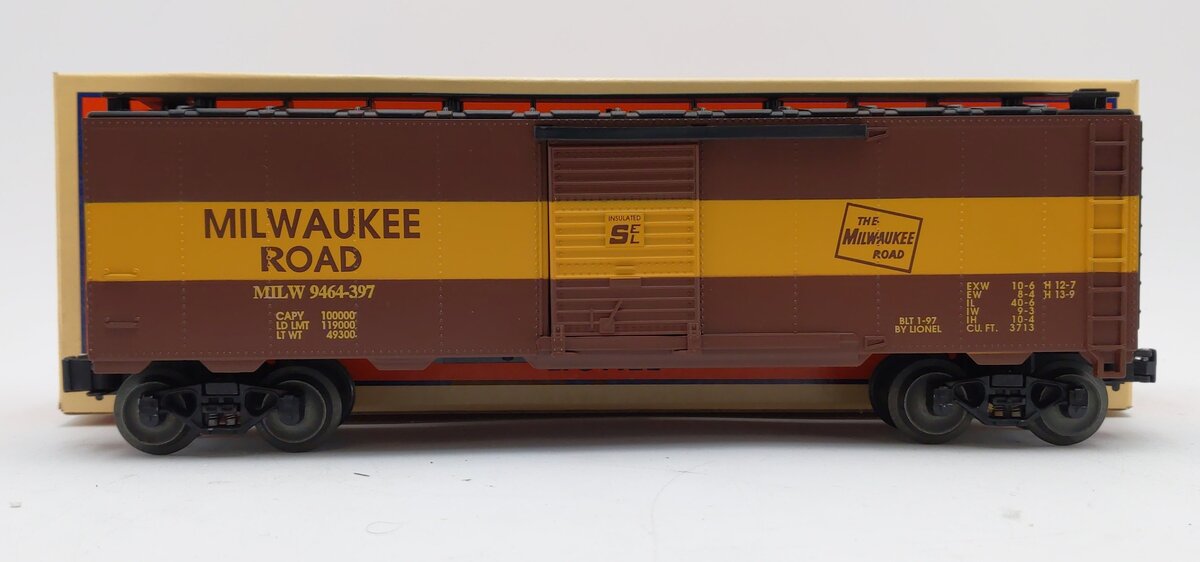 Lionel 6-17226 O Gauge Milwaukee Road Standard Boxcar #9464-397 LN/Box