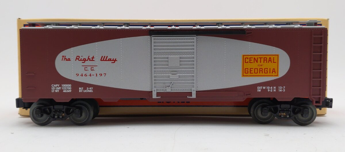 Lionel 6-17224 O Gauge Central of Georgia Boxcar #9464-197 LN/Box
