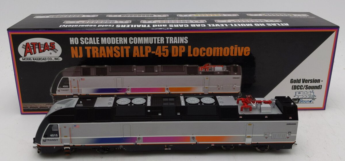 Atlas 10002504 HO NJ Transit ALP-45DP Locomotive with DCC & Sound #4515