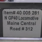 Atlas 40005281 N Maine Central GP-40 Diesel Locomotive with DCC & Sound #312