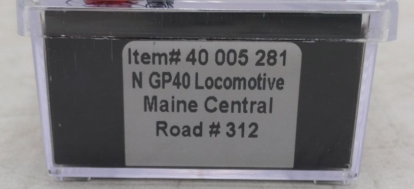 Atlas 40005281 N Maine Central GP-40 Diesel Locomotive with DCC & Sound #312