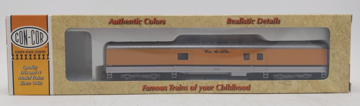 Con-Cor 0001-01020A HO DRGW 72' Baggage Car #1210