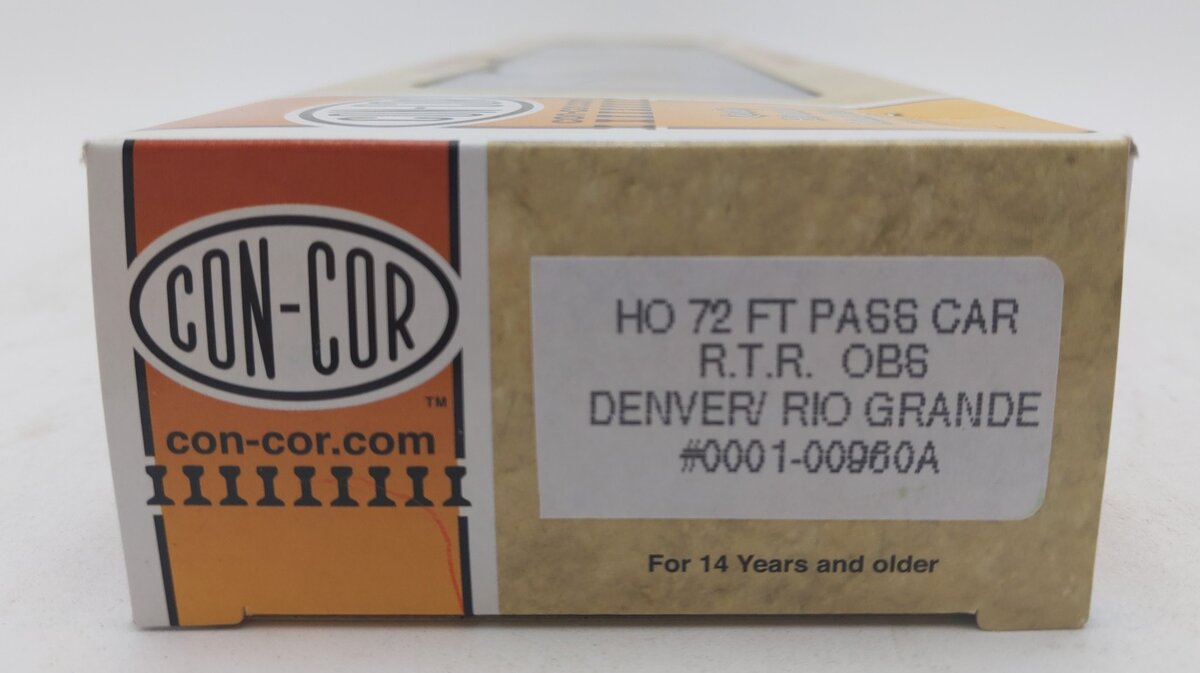 Con-Cor 0001-00960A HO Scale DRGW 