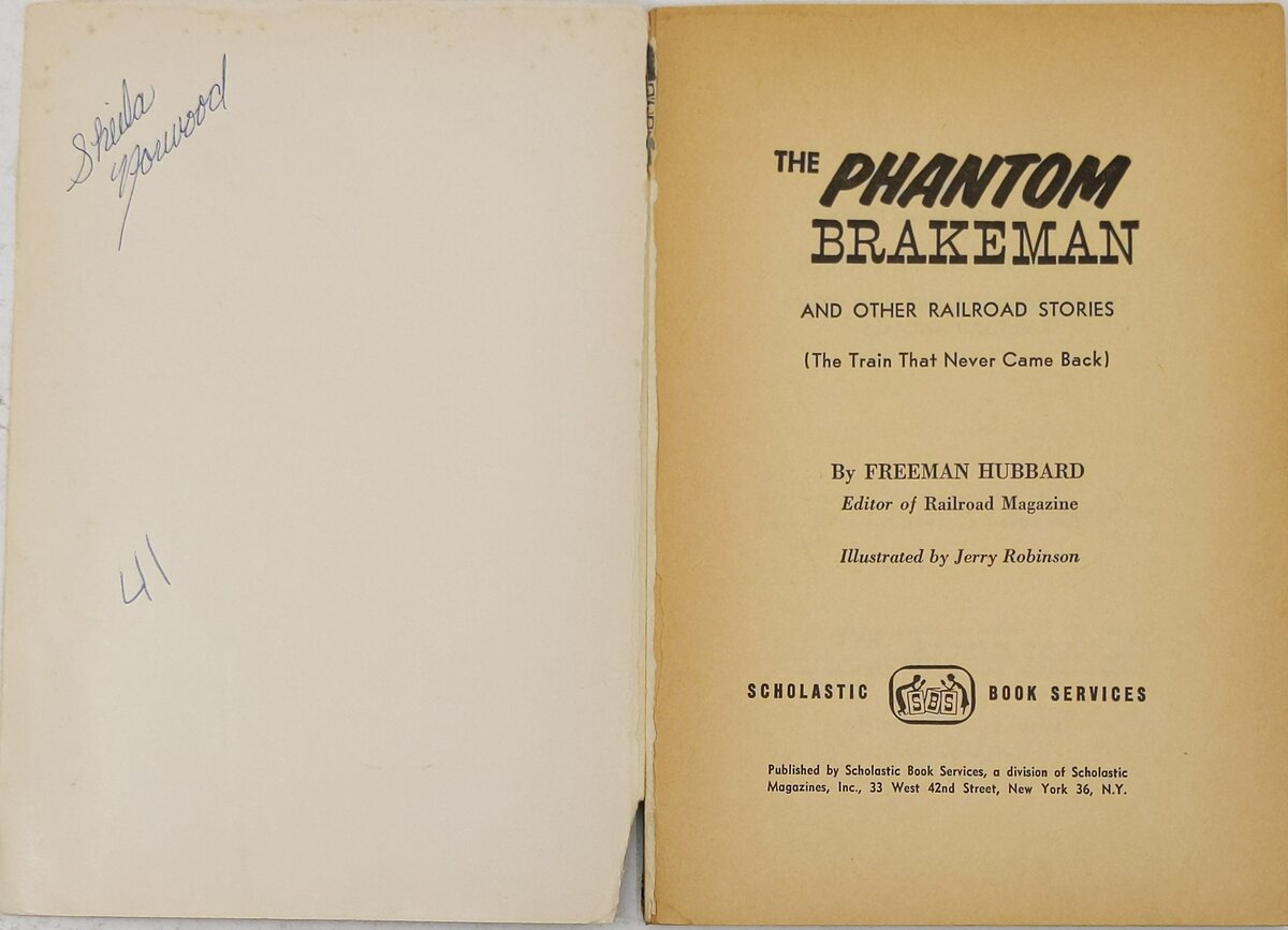 The Phantom Brakeman and Other Railroad Stories Paperback Book  Freeman Hubbard