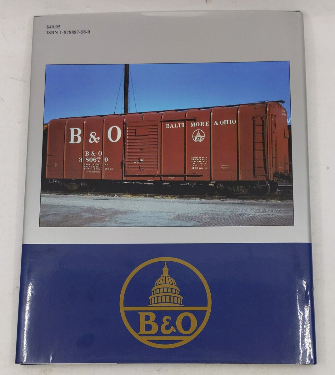 B&O Color Guide to Freight & Passenger Equipment Hardcover Book By Craig T. Boss LN