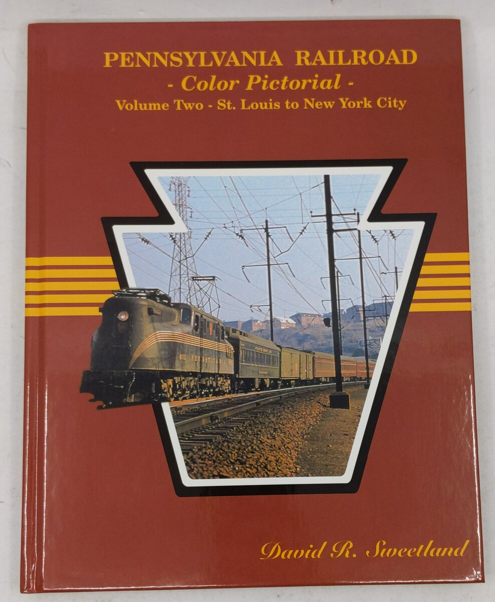 Pennsylvania Railroad Color Pictorial, Vol. 2 Hardcover Book By David R. Sweetla EX