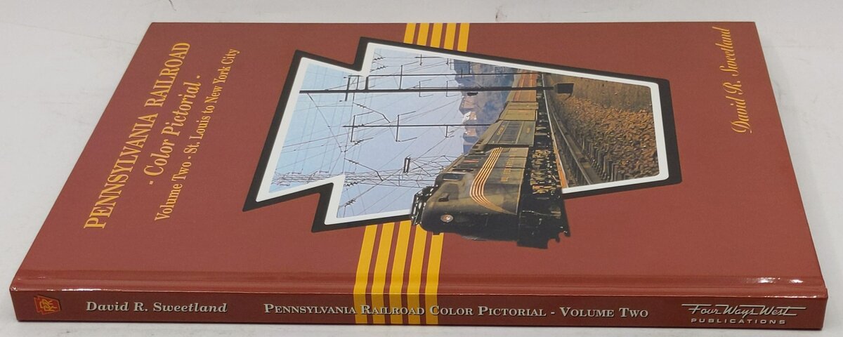 Pennsylvania Railroad Color Pictorial, Vol. 2 Hardcover Book By David R. Sweetla EX