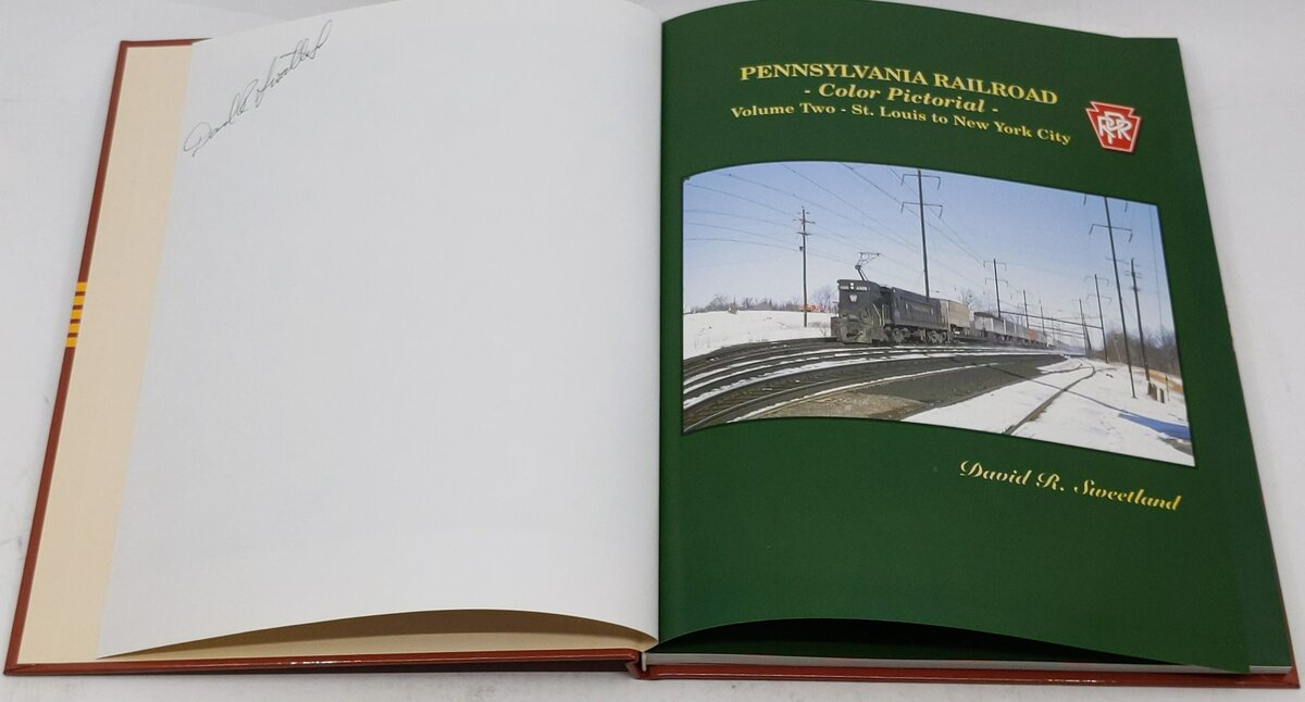 Pennsylvania Railroad Color Pictorial, Vol. 2 Hardcover Book By David R. Sweetla EX