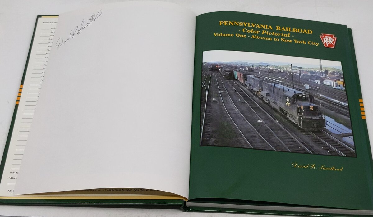Pennsylvania Railroad Color Pictorial, Vol. 1 Hardcover Book By David R. Sweetla EX