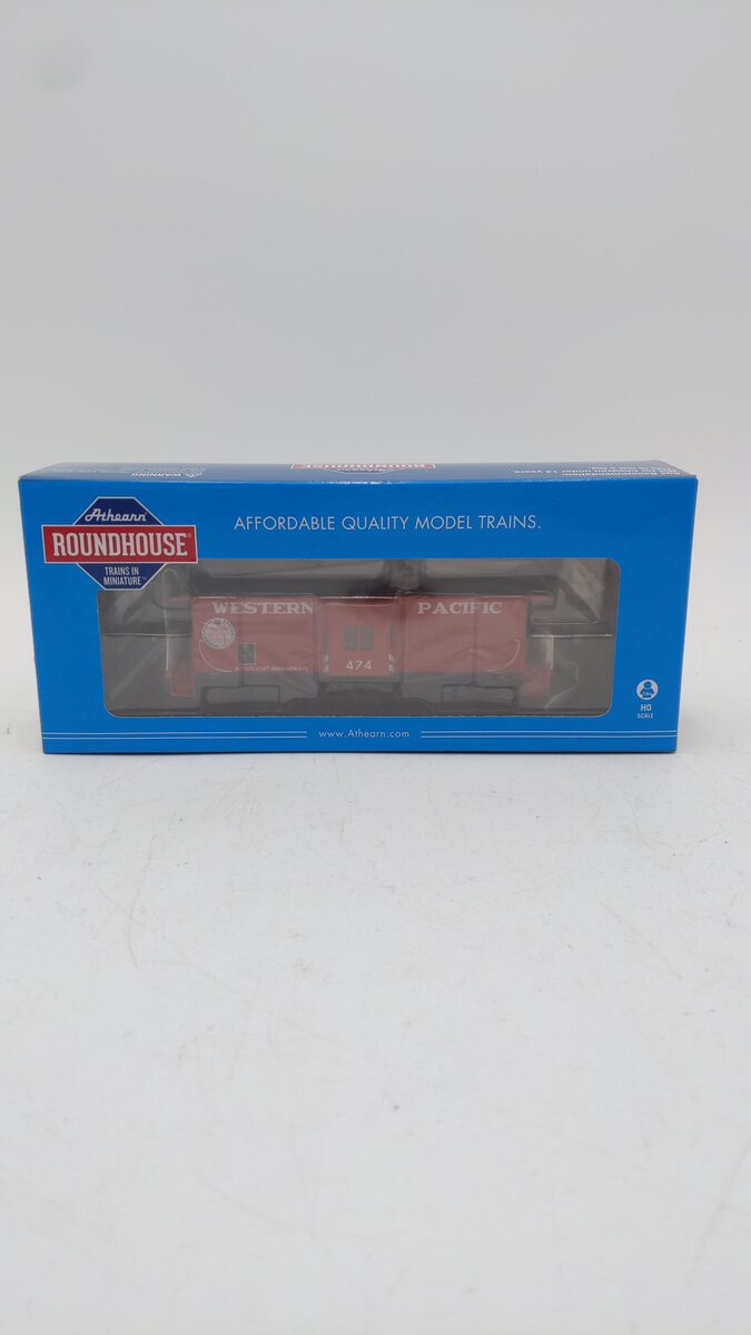 Roundhouse 7463 HO Scale Western Pacific Bay Window Caboose #474