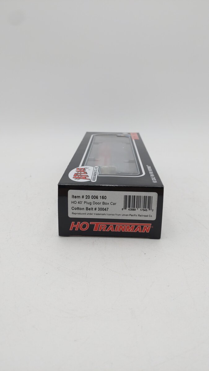 Atlas 20006150 HO Scale Cotton Belt 40' Plug Door Boxcar #30047