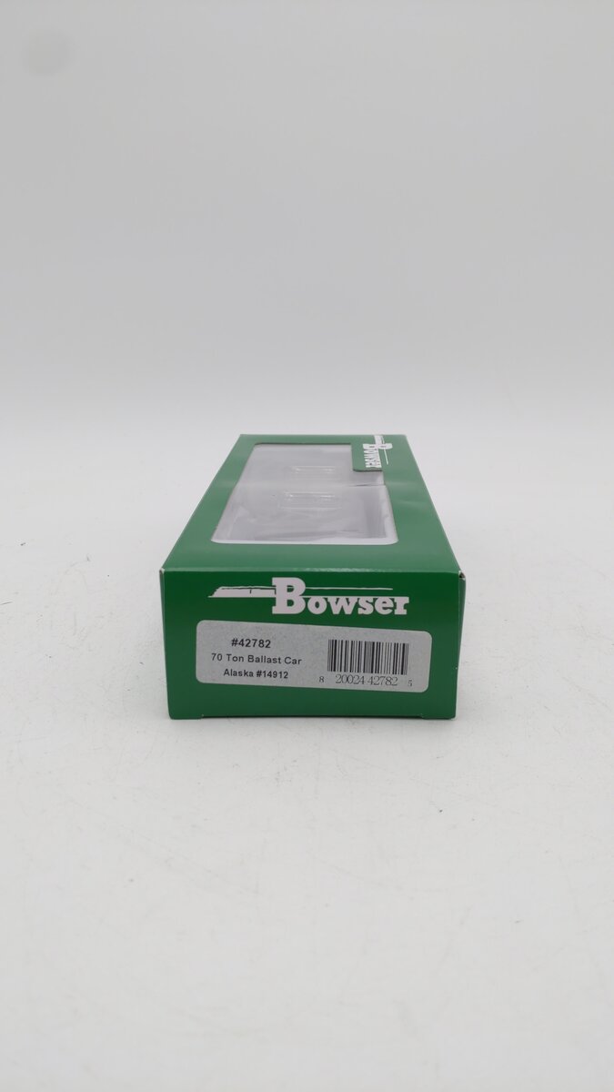 Bowser 42782 HO Scale Alaska RR 70 Ton Ballast Car #14912