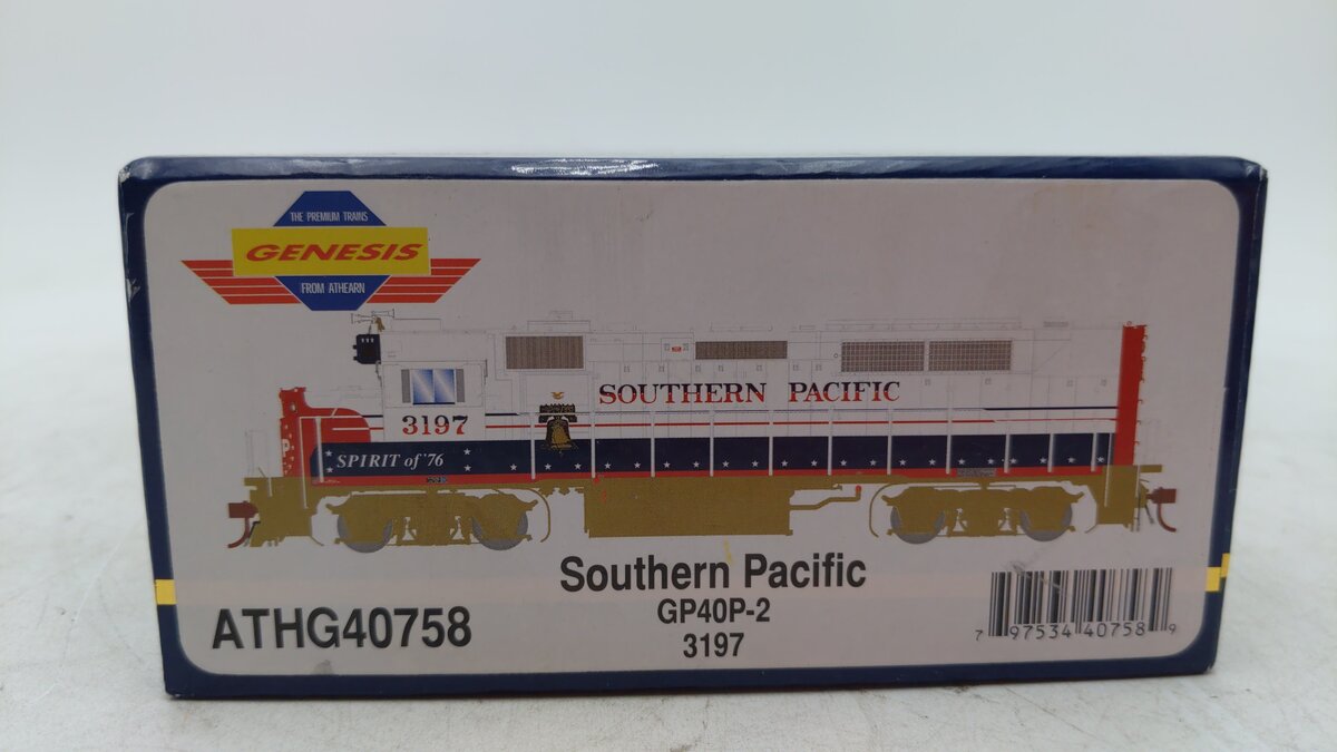 Athearn G40758 HO Southern Pacific GP40P-2 Diesel Locomotive #3197
