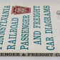 Pennsylvania Railroad Passenger and Freight Car Diagrams Paperback Book LN