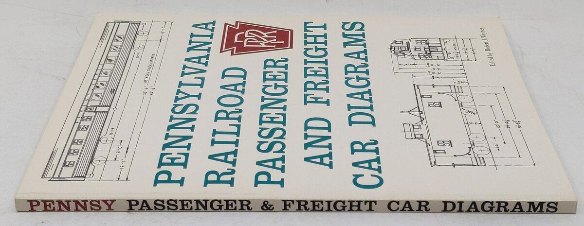 Pennsylvania Railroad Passenger and Freight Car Diagrams Paperback Book LN