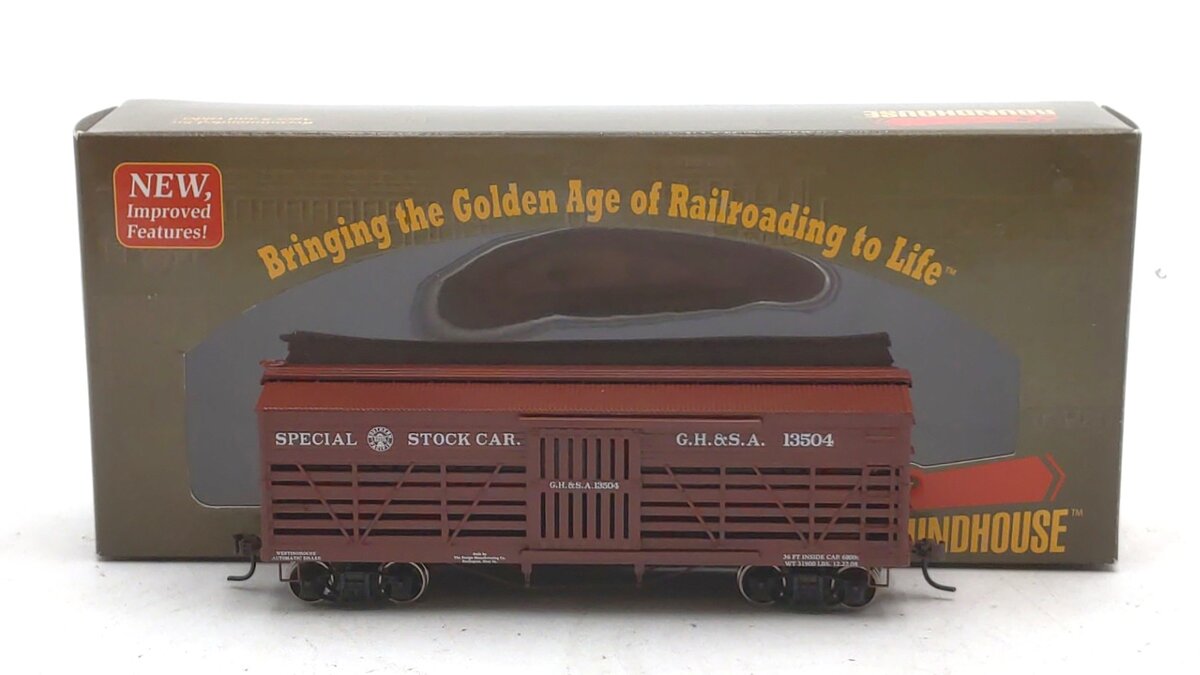 Roundhouse 84231 HO Scale Southern Pacific 36' Stock Car #13504 NIB