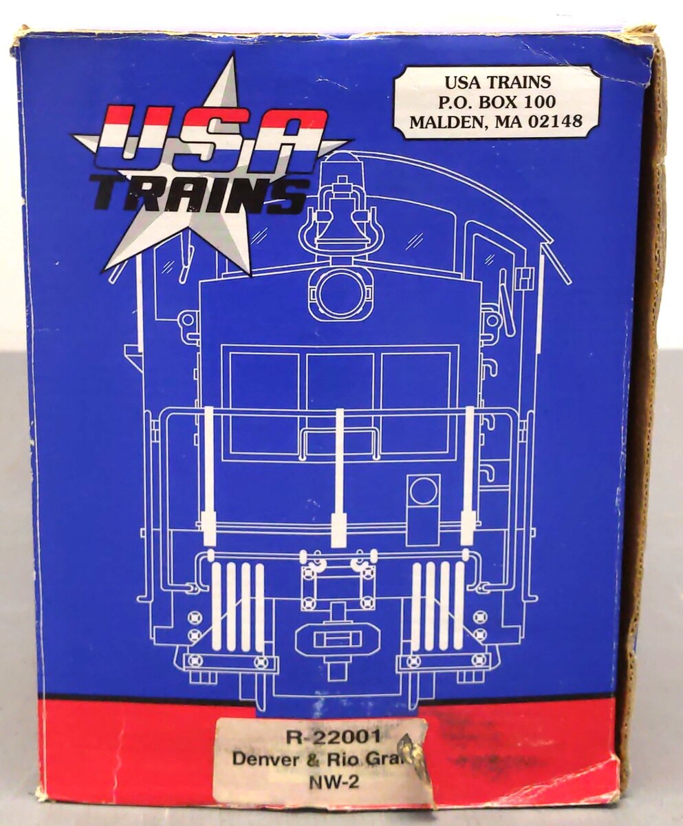 USA Trains R22001 G Denver and Rio Grande Western NW-2 Diesel Locomotive