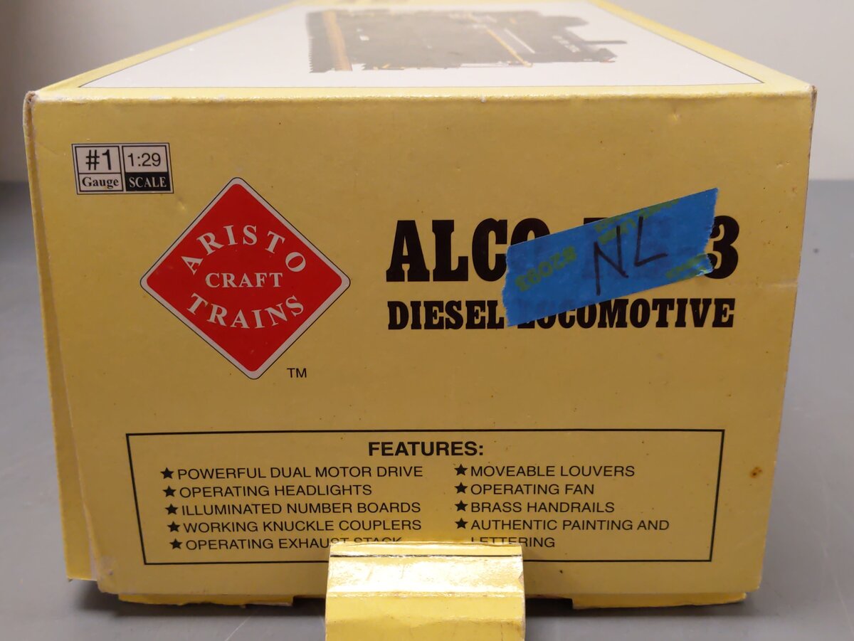 Aristo-Craft 22219 G Gauge New York Central RS-3 Diesel Locomotive #8223 EX/Box