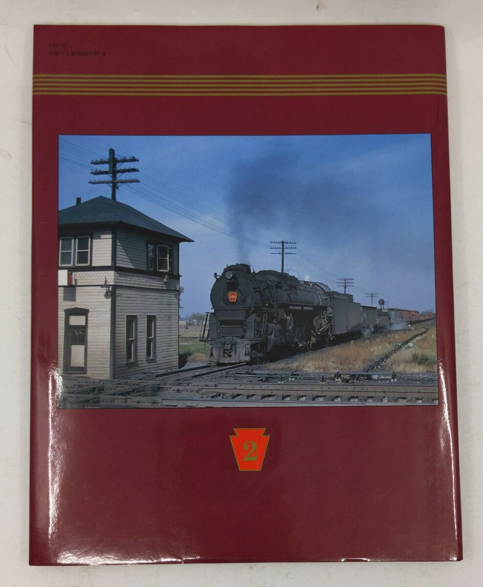 Pennsy Steam Years 2 Hardcover Book By Ian S. Fischer LN