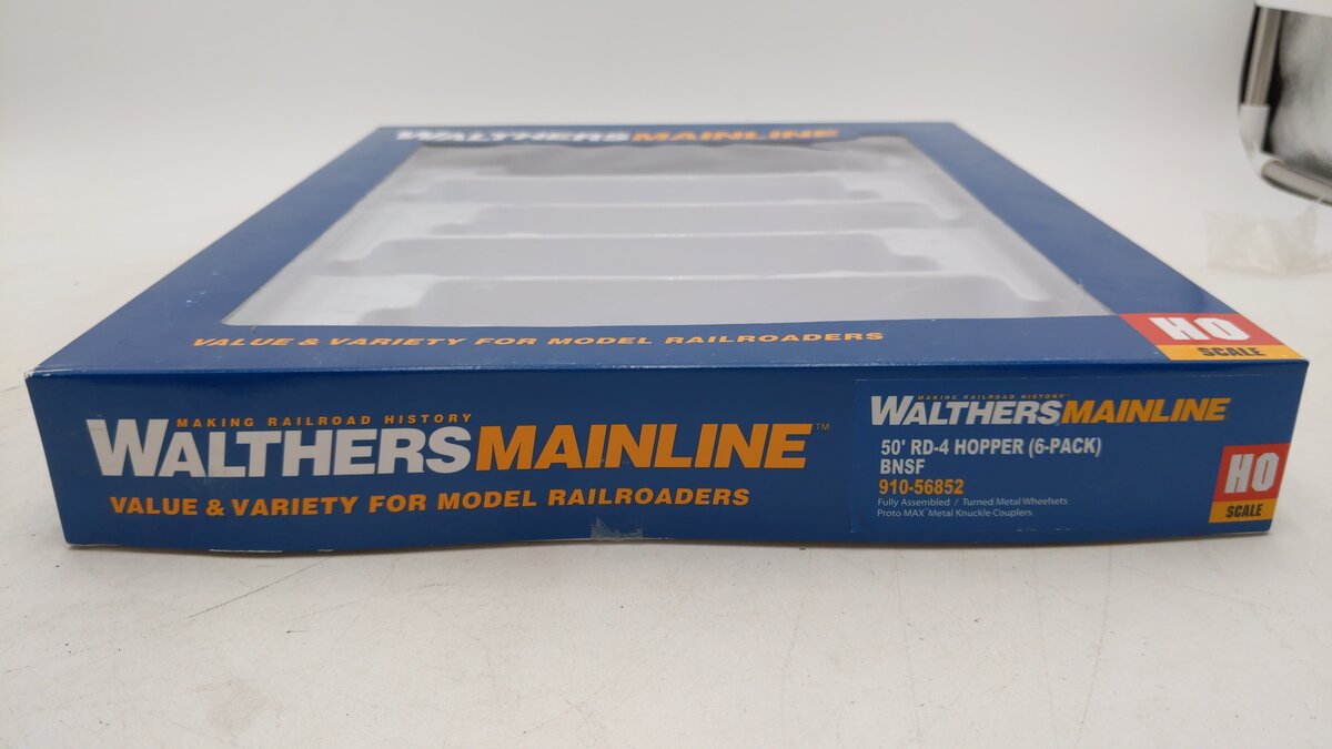 Walthers 910-56852 HO BNSF RD4 Coal Hopper (Set of 6)