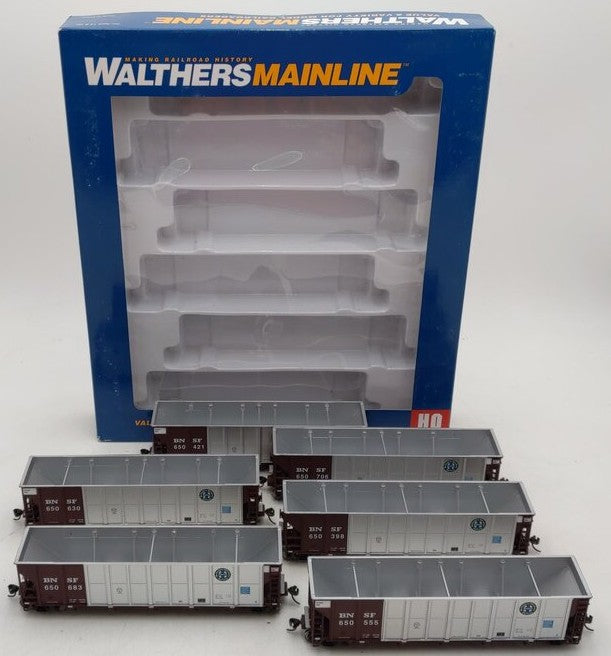 Walthers 910-56852 HO BNSF RD4 Coal Hopper (Set of 6)