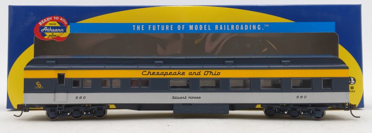 Athearn 79471 HO Chesapeake & Ohio Heavyweight Diner Ready to Run #980