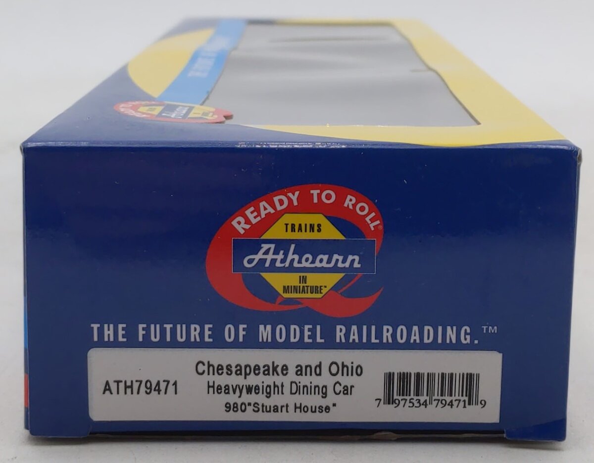Athearn 79471 HO Chesapeake & Ohio Heavyweight Diner Ready to Run #980