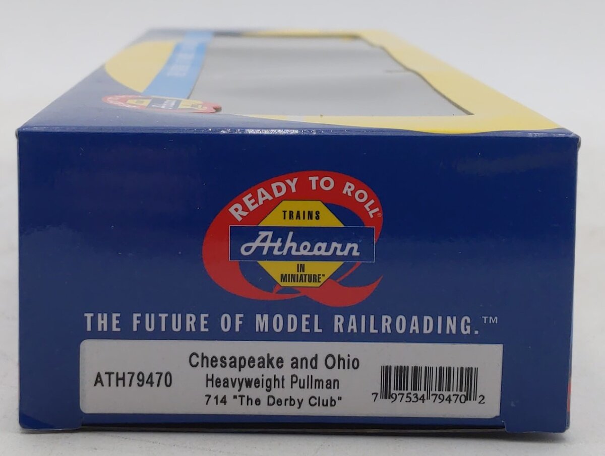 Athearn 79470 HO Chesapeake & Ohio Heavyweight Pullman Ready to Run #714