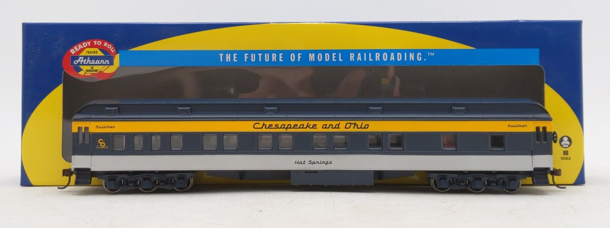 Athearn 79470 HO Chesapeake & Ohio Heavyweight Pullman Ready to Run #714
